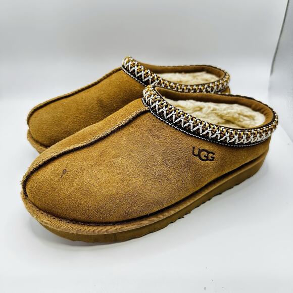 Size 3 - UGG Tasman Slipper Chestnut Winter 5955-CHE Women's Slipper - Picture 3 of 9